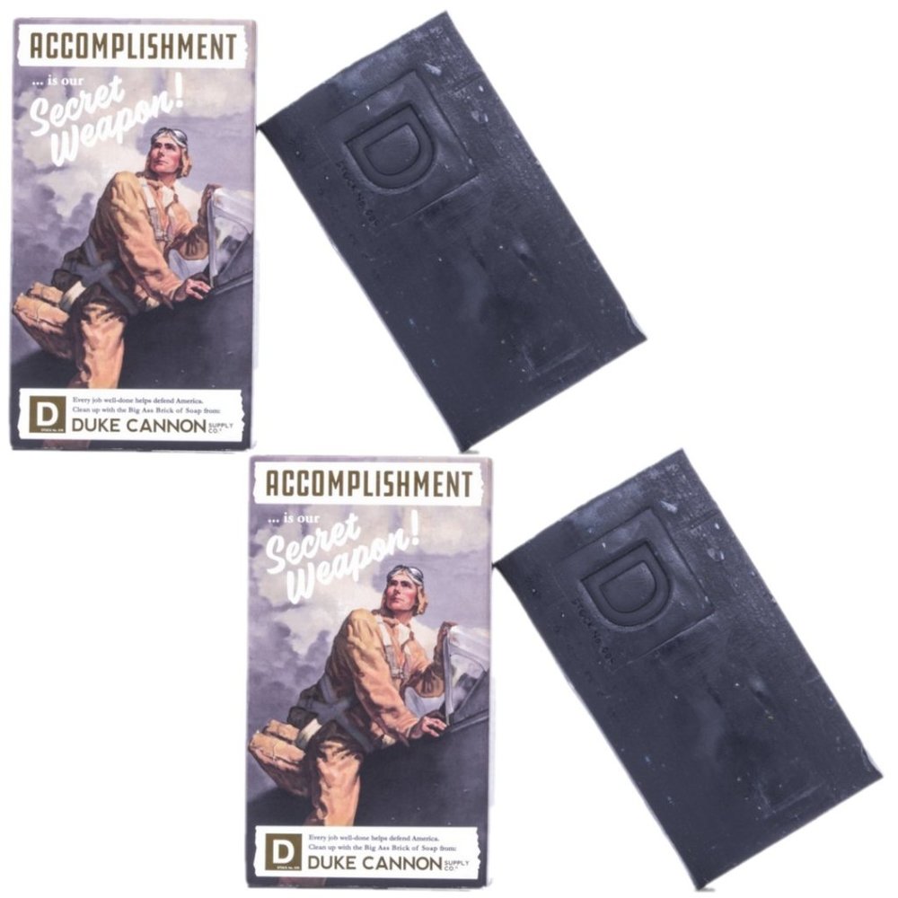 DUKE CANNON - ACCOMPLISHMENT - BIG ASS BRICK OF SOAP  x 2 BARS